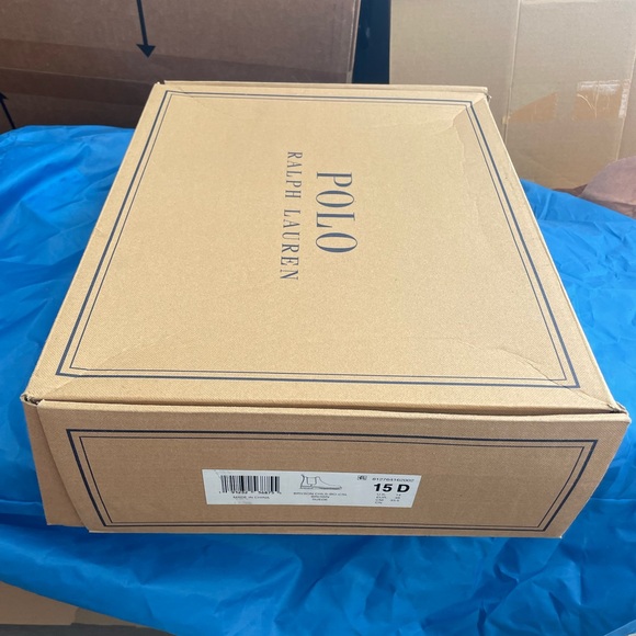 Polo Ralph Lauren Brown Suede Chelsea Boots, Mens Size 15 New - Picture 6 of 6